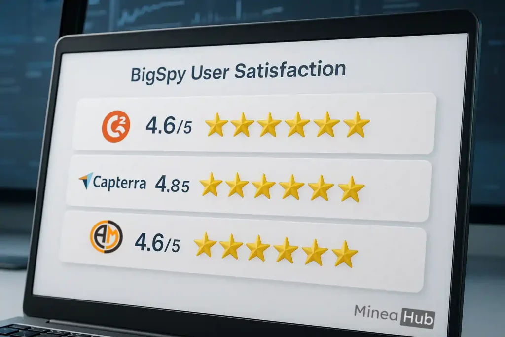 BigSpy User Ratings