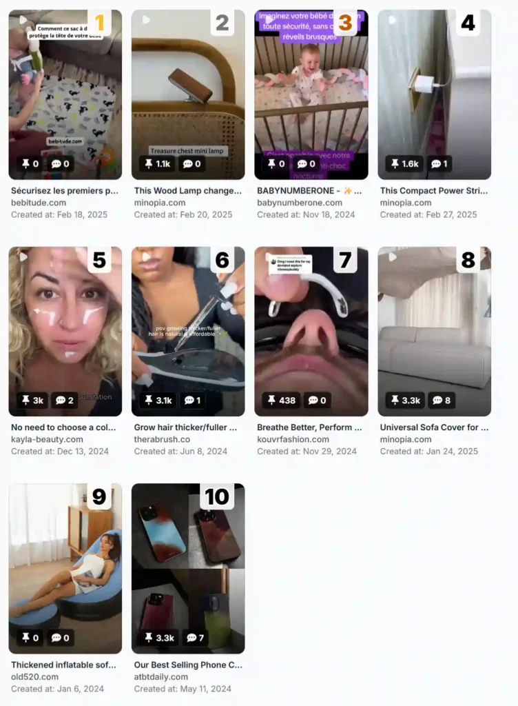 Daily Top Product Updates by Minea