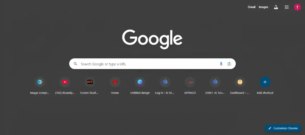 Open Google Chrome