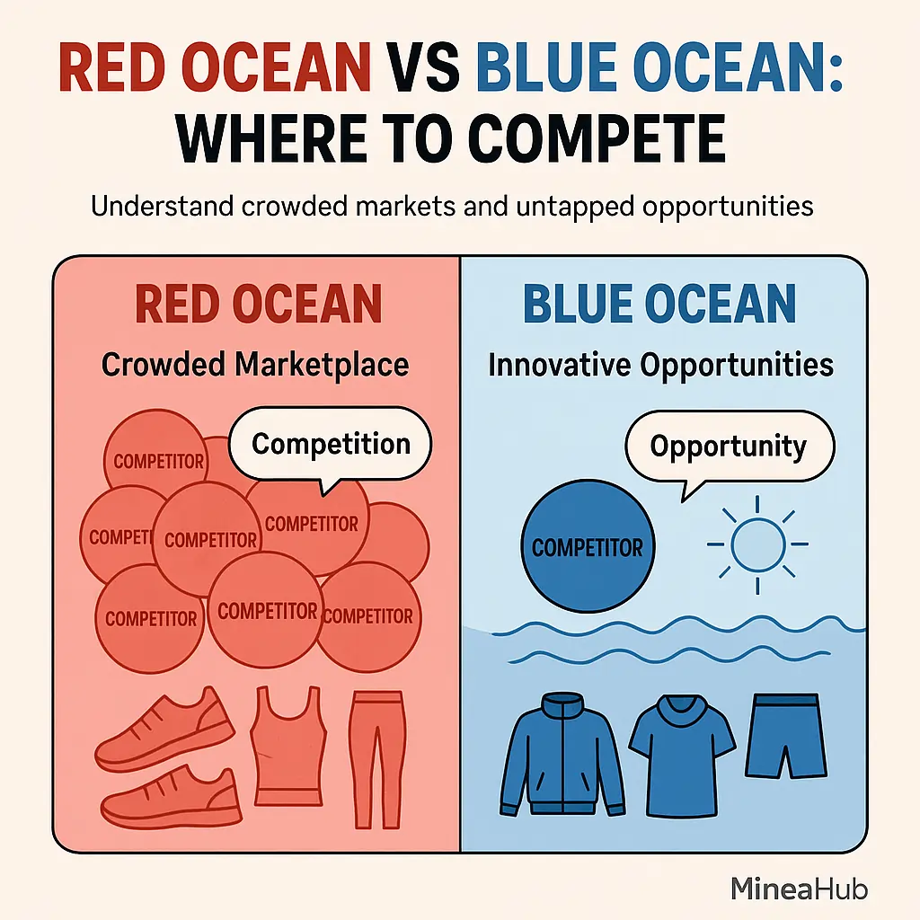 Blue Ocean vs Red Ocean in e-commerce